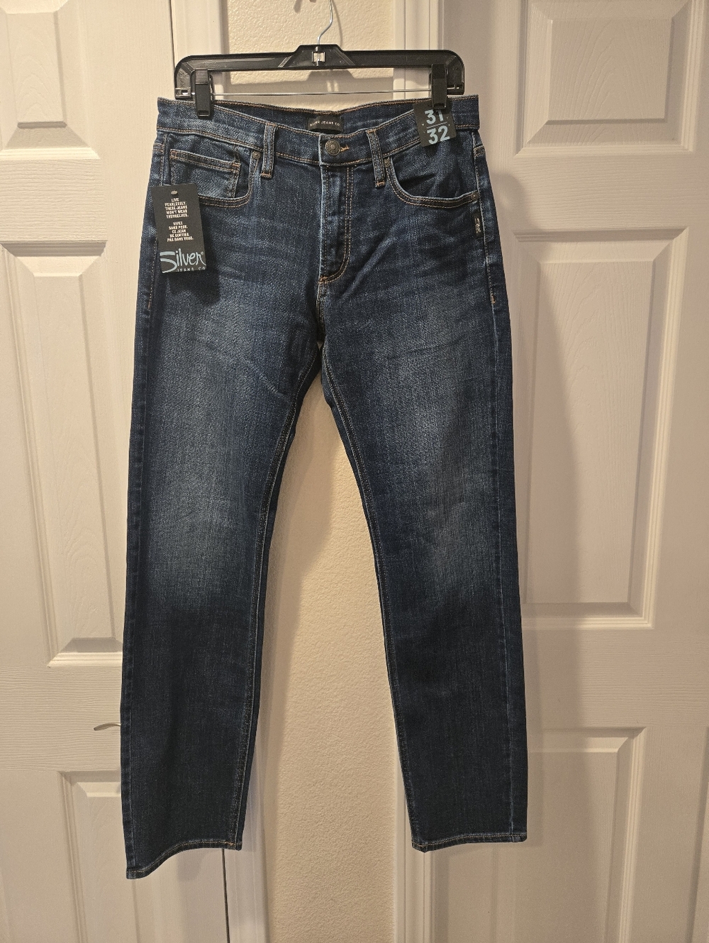 Silver Jeans Men’s Indigo Straight-Leg Denim